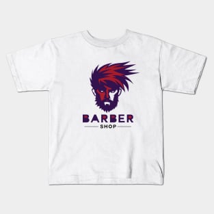 Barber rage Kids T-Shirt